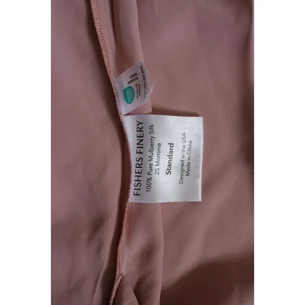 Fisher Finery Pure 25 Momme 100% Silk Standard Pillow Case